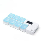Weekly Pill Organizer Alarm Reminder Daily Travel Medication Box for Pill Vitamins Supplements Home Use